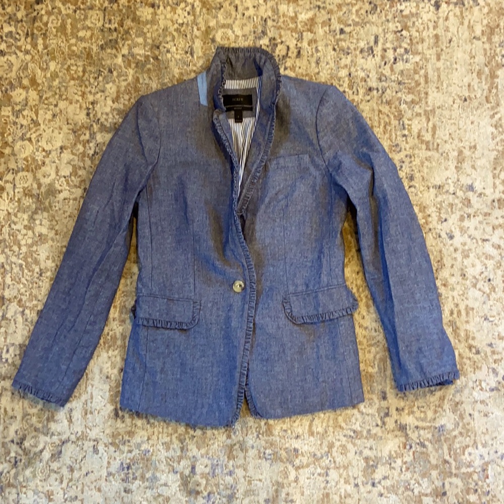 J.Crew women’s Regent size 2 sport coat with standup collar